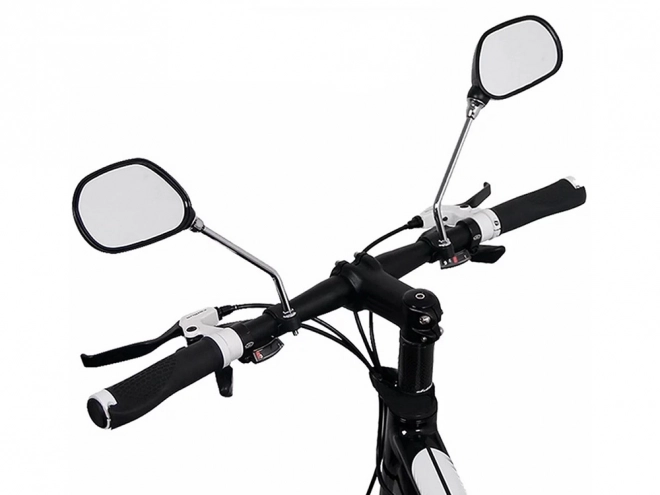 Cyklistické spätné zrkadlá s reflektorom