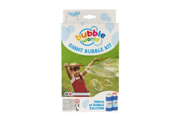 Set per bolle di sapone professionali con liquido da 350 ml
