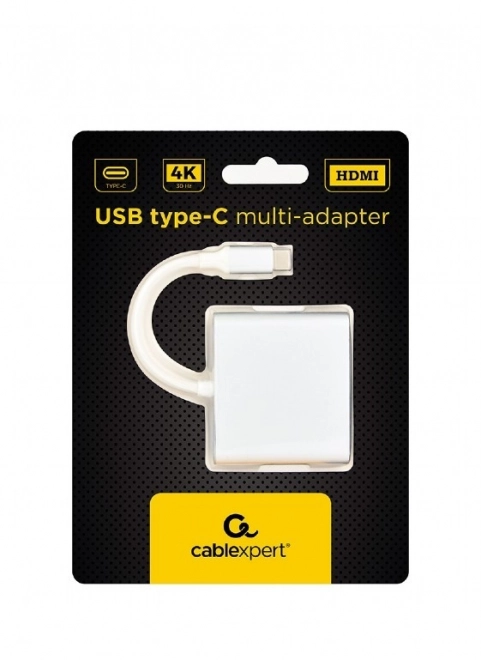 Silver USB Type-C Multifunction Adapter
