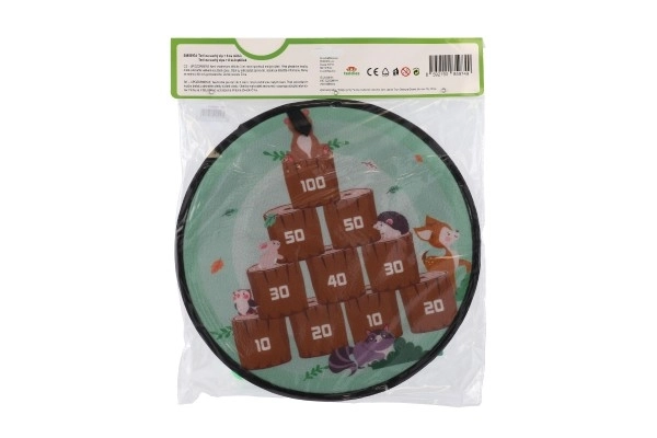 Double-sided target with Velcro balls 34 cm