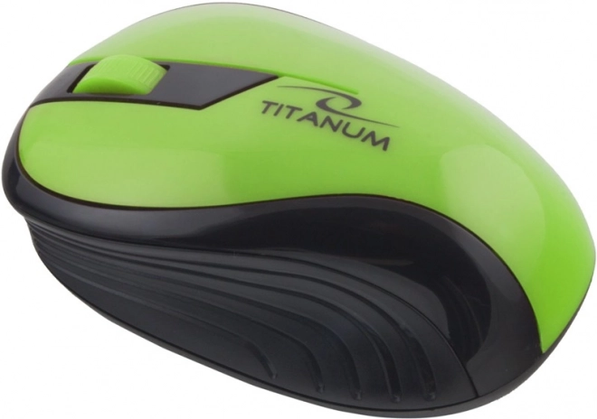 Titanum Wireless Optical Mouse Rainbow Green