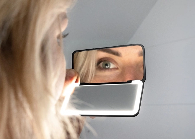 Pocket Cosmetic Mirror With LED Light