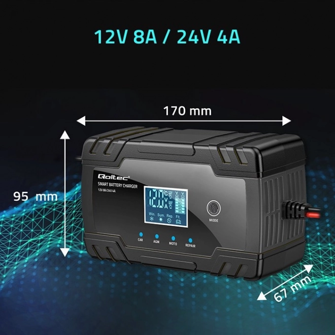Smart Microprocessor Battery Charger with Repair Function