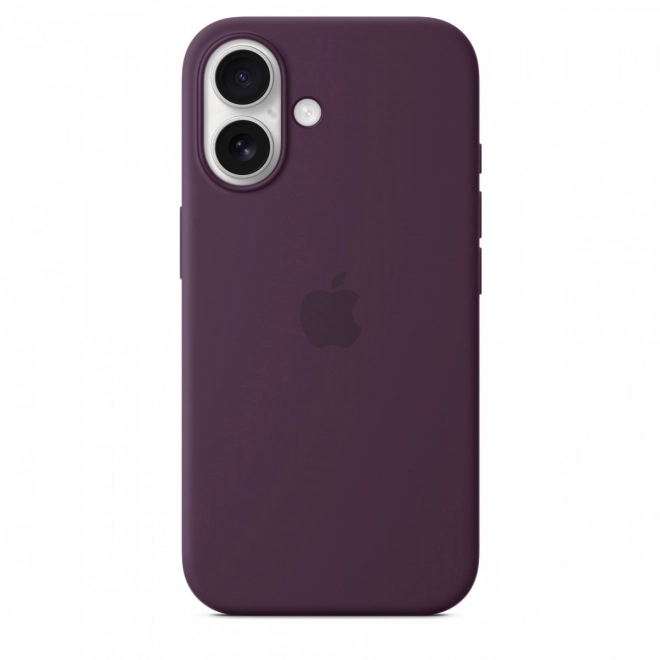 Custodia in silicone con MagSafe per iPhone 16 - prugna matura