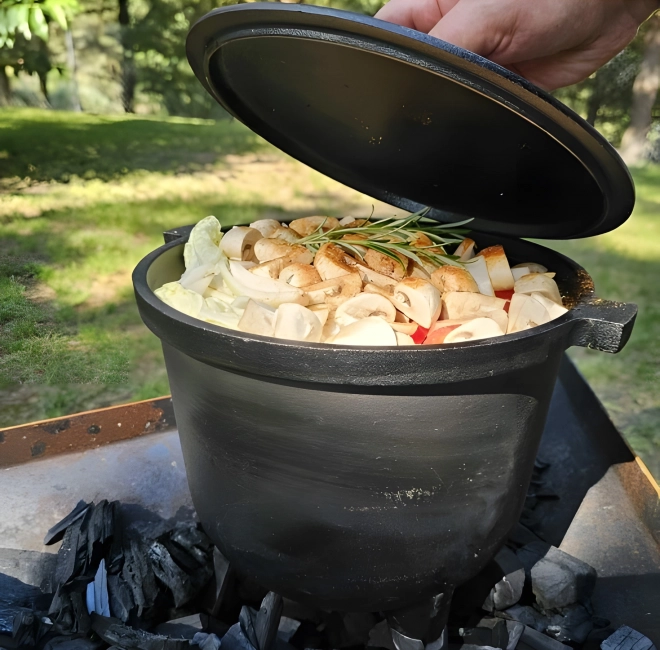 Cast Iron Pot 5L for Campfire MultiGarden