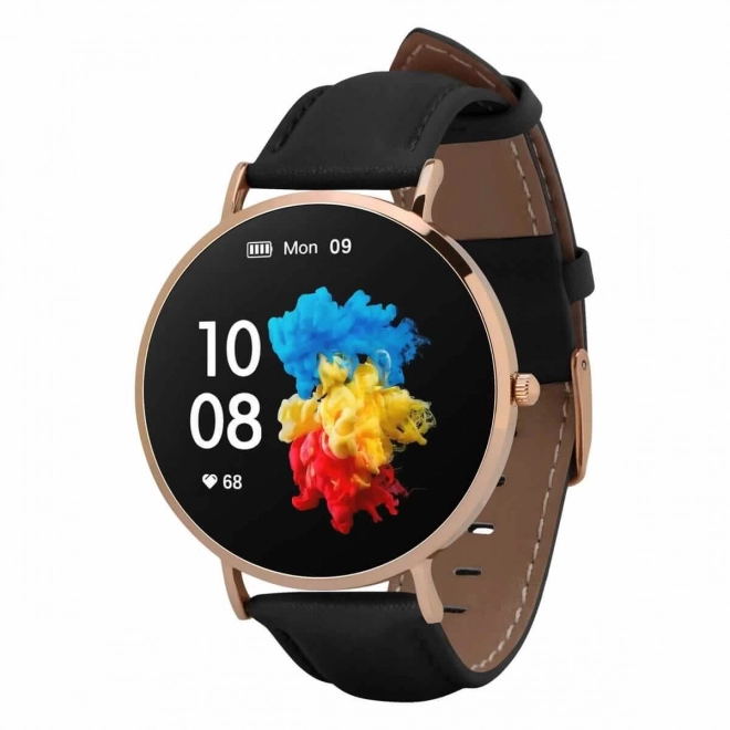 Verona Gold-Black Smartwatch