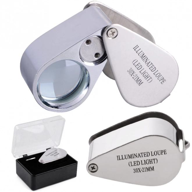LUNGE OF JUBILER'S LUNGE FOLDABLE 2LED 30x 21mm