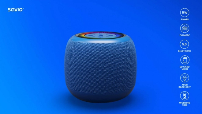 Wireless Bluetooth Speaker 5W Blue