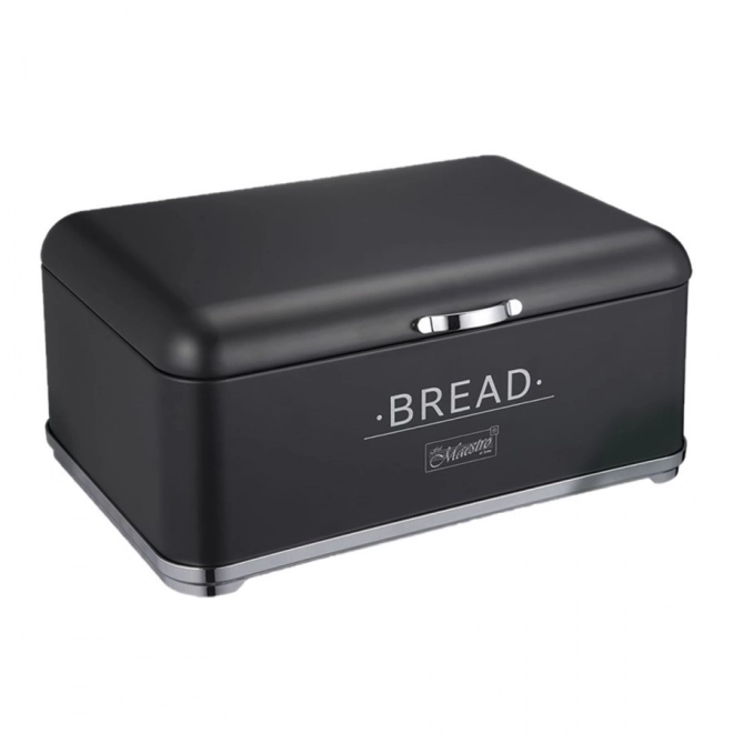 Elegant Black Bread Box by Maestro
