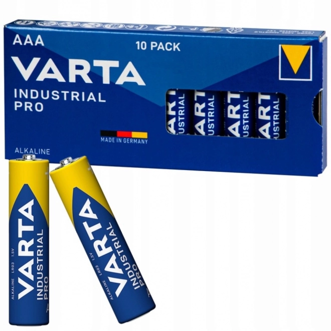 High-Performance Industrial PRO Alkaline Batteries 10-pack