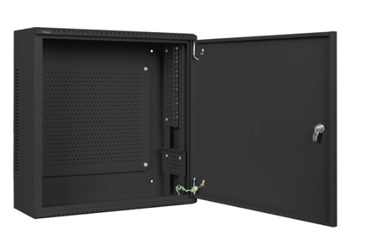 Wall Mounted 19-Inch Rack Cabinet 6U+3U Low Profile Black
