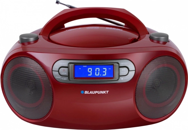Portable Boombox FM CD MP3 USB AUX With Clock And Alarm