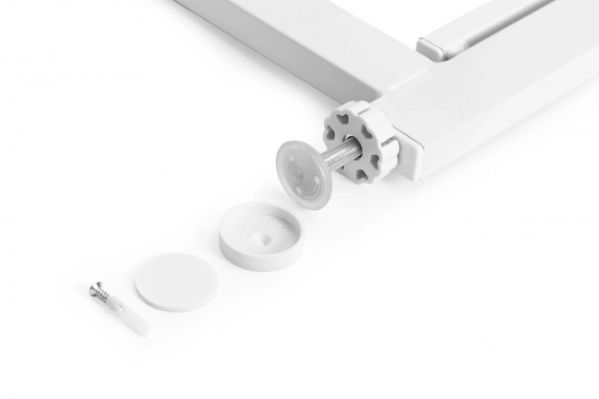 Adjustable White Safety Gate by ECOTOYS