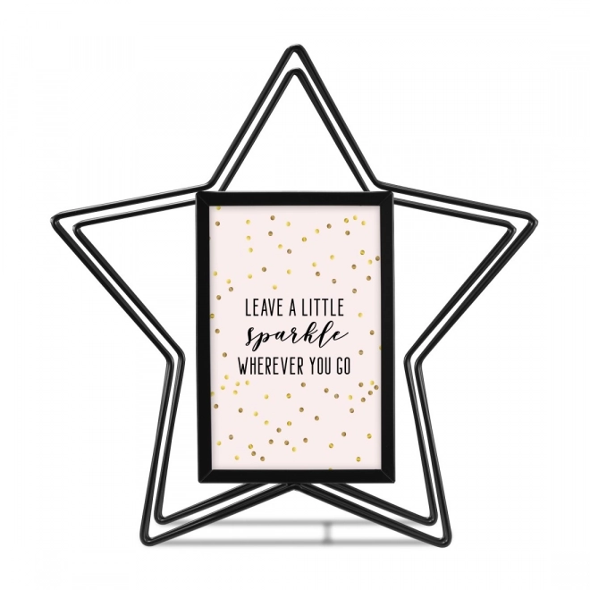 Set of 2 Black Picture Frames Stella