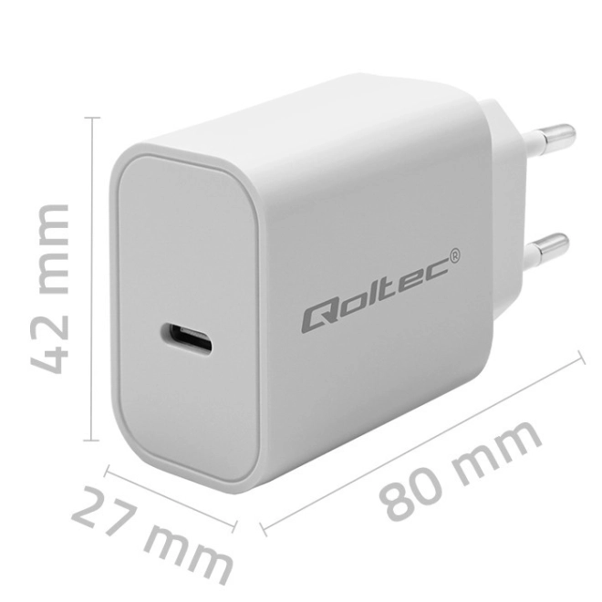 Fast Charger USB-C 20W white