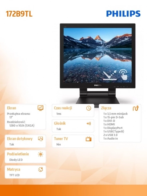 17-inch LED Touch Monitor