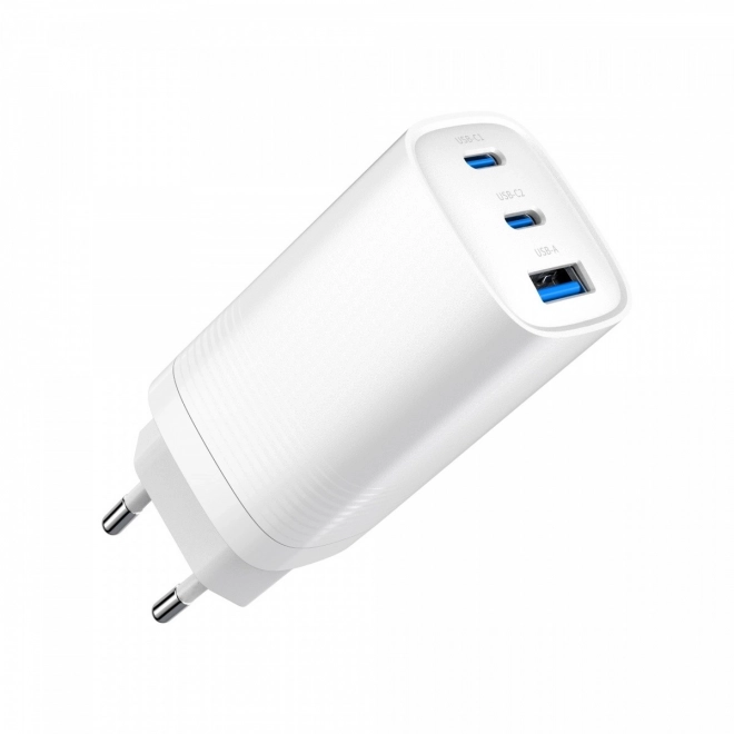 White 65W GaN PowerDelivery USB Charger