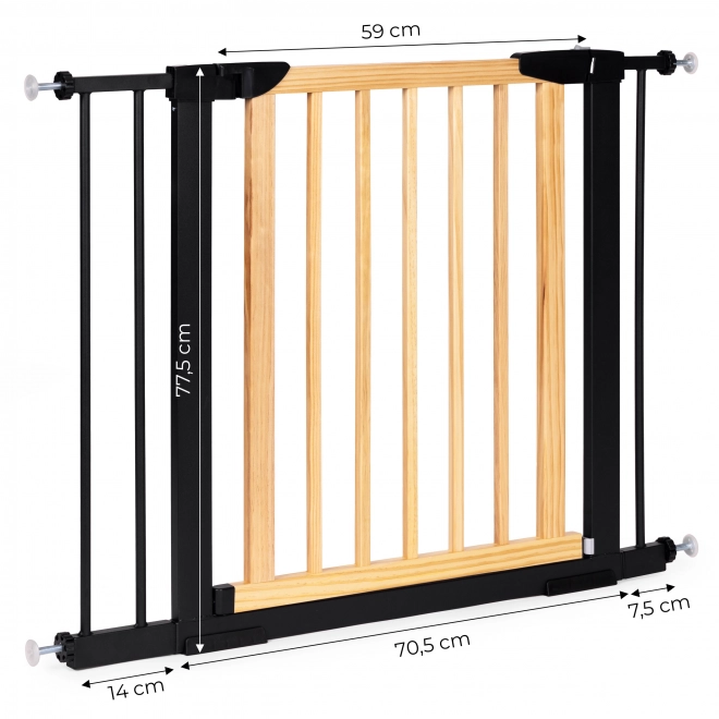 Safety gate for stairs and doorways
