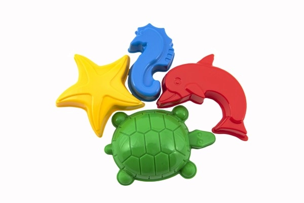 Forme colorate di animali marini