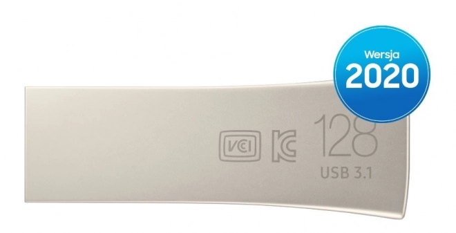 Pendrive BAR Plus USB 3.1 128 GB Argento Champagne
