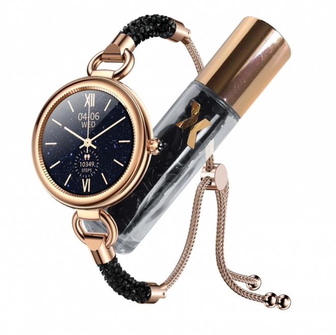 Stylish Women's Smartwatch with Crystal Accents