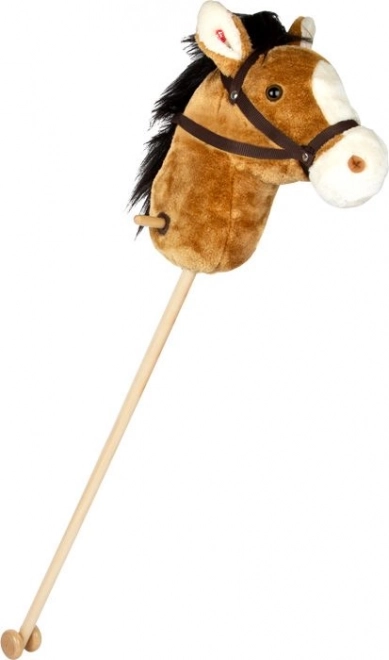 Plush Hobby Horse Nico with Wheels and Sound