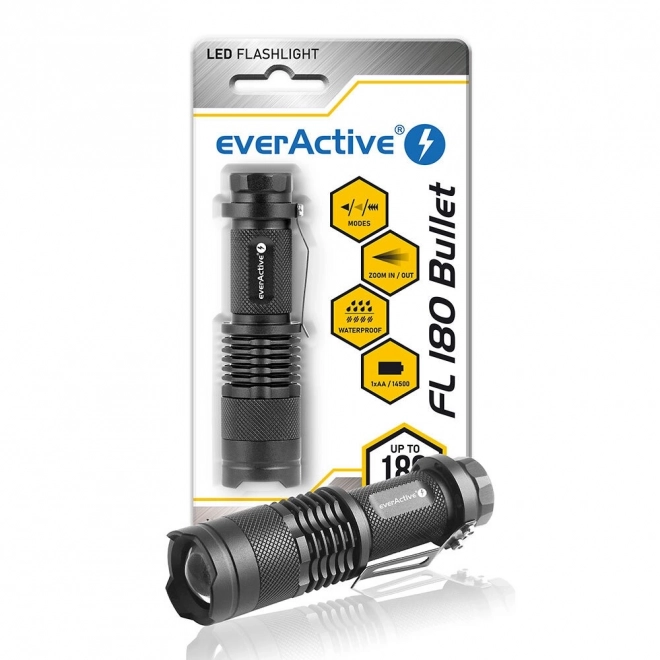 Led Flashlight FL-180 Bullet with Cree LED