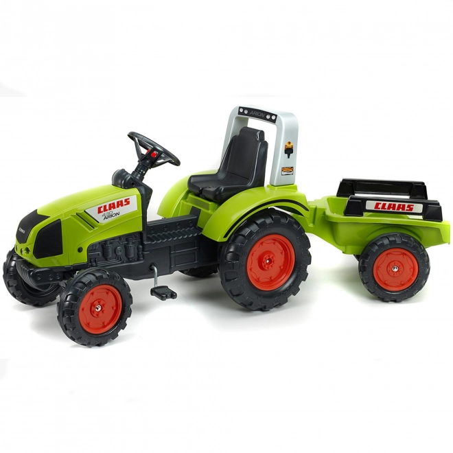 FALK Pedal Tractor Claas Arion 430 with Trailer