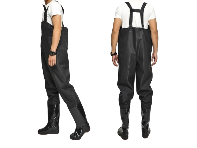 Waterproof Fishing Waders with Adjustable Straps