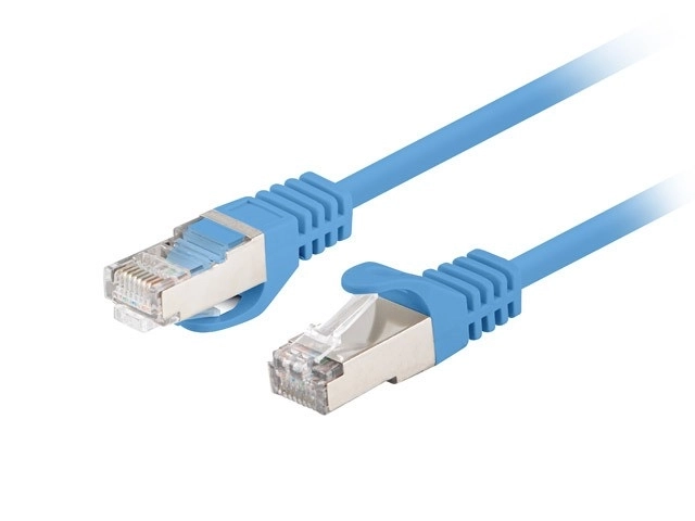 Cat 6 FTP Network Patch Cables 1M 10-Pack Fluke Passed Blue