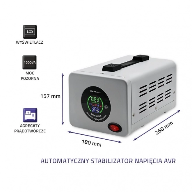 Automatic Voltage Stabilizer Qoltec