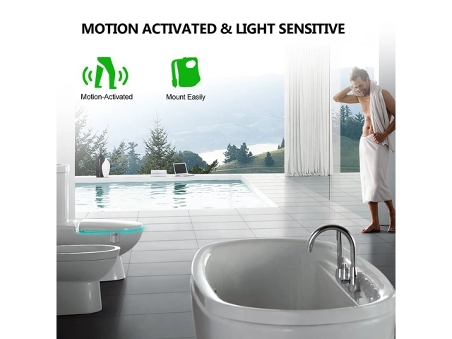 LED-Toilettenlicht mit Bewegungsmelder