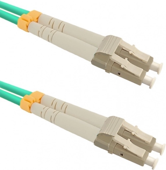 Patch kabel optický LC/UPC–LC/UPC MM OM3 50/125, 1 m