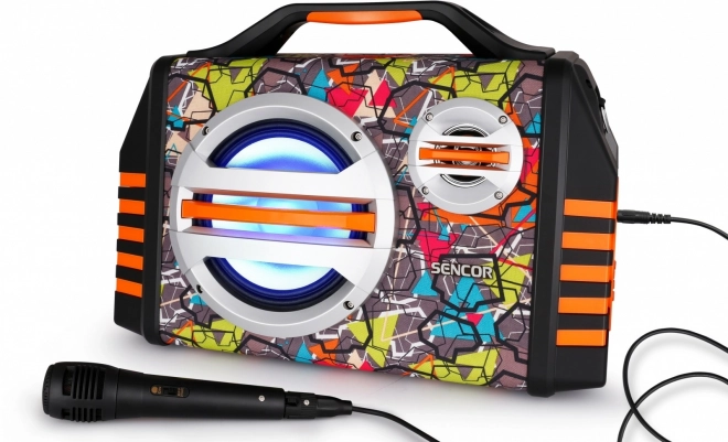 Cassa portatile per bambini Bluetooth con funzione karaoke