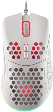 Mouse da gioco Krypton 555 8000DPI RGB bianca