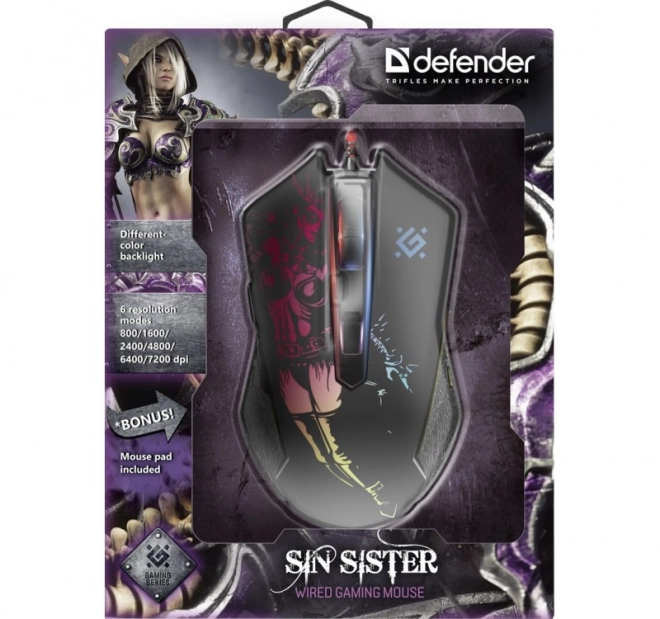Mouse da gioco Sin'Sister ottica