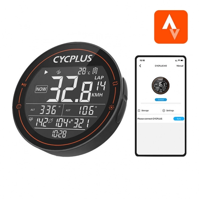 Cycplus bike computer with ANT+ compatibility