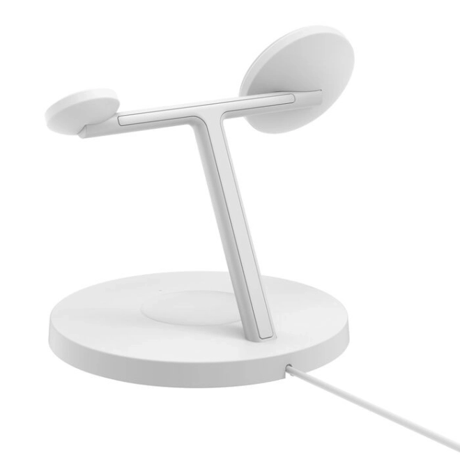 White Boost Charge Pro 3-in-1 Wireless Charger