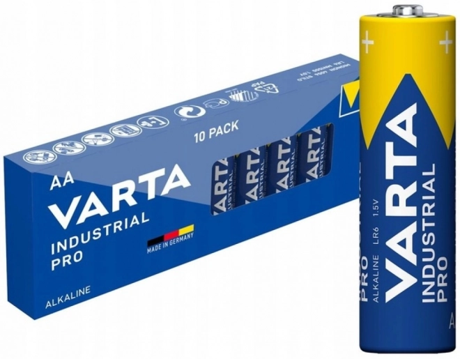 Industrial Pro AA Alkaline Batteries 10 Pack