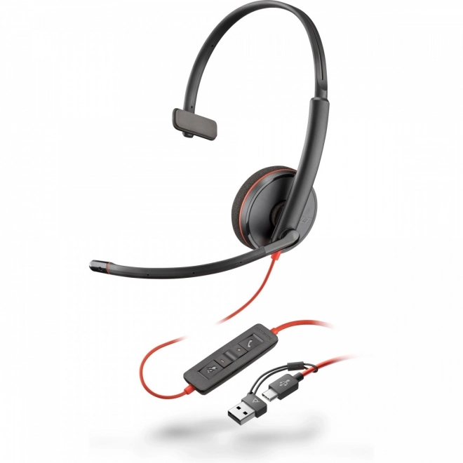 Poly Blackwire Single-Ear USB-C Headset