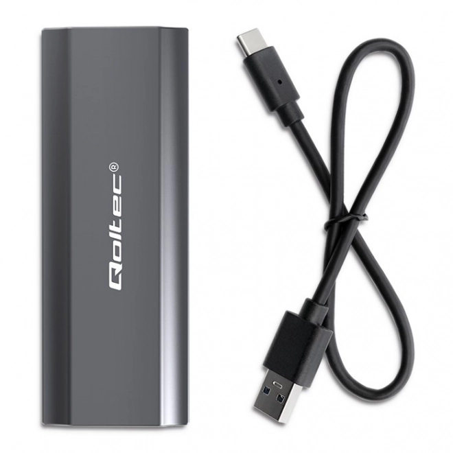 Qoltec M.2 SSD Enclosure with USB-C
