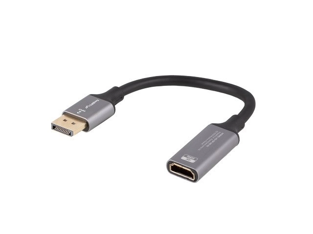 DisplayPort to HDMI 4K Adapter 20cm Silver