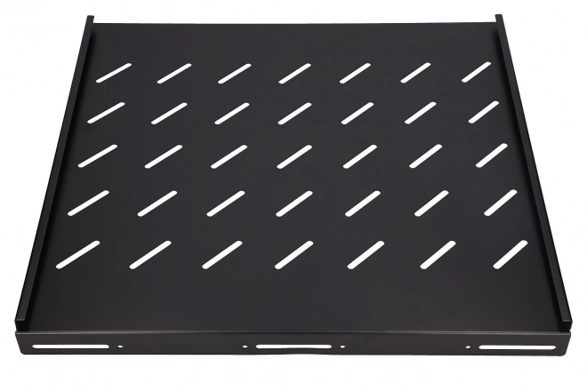 1U 500 mm rack shelf black
