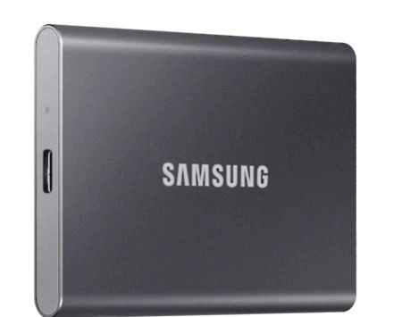 Przenośny SSD Samsung T7 2TB USB 3.2 Gen 2 szary