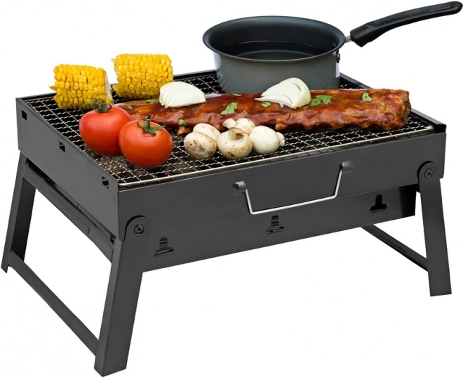 Portable Folding Charcoal Grill for Camping and BBQ