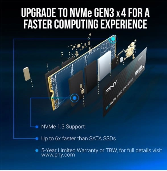 Pny 1TB M.2 NVMe SSD