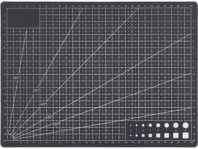 Modellező vágóalátét, Öngyógyító, Kétoldalas, A4