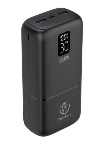 High-Capacity Power Bank with LCD Display