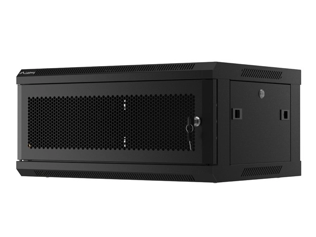 Lanberg Hanging Server Cabinet 4U 19 Inch Perforated Doors Black