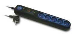 Surge Protector Black with Overvoltage Protection